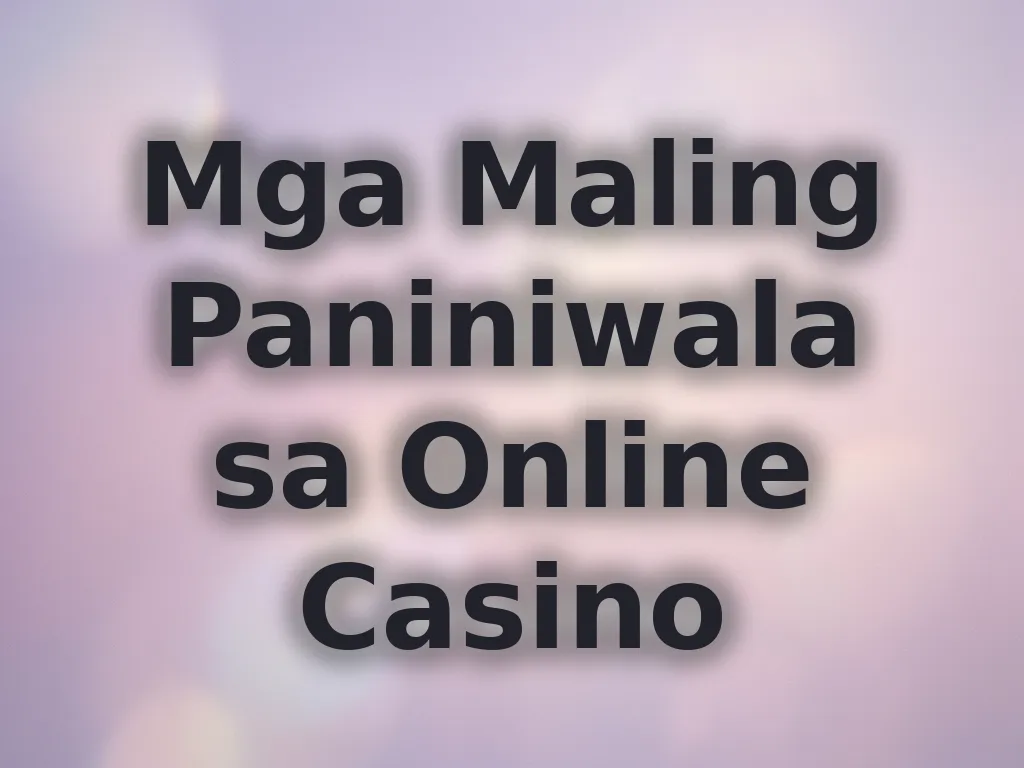 Mga mito sa casino